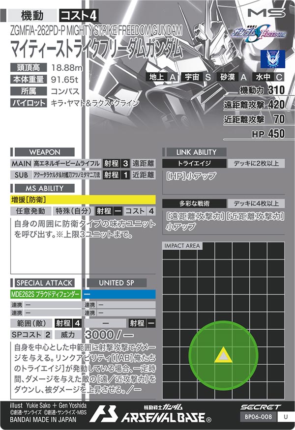 マイティーストライクフリーダムガンダム