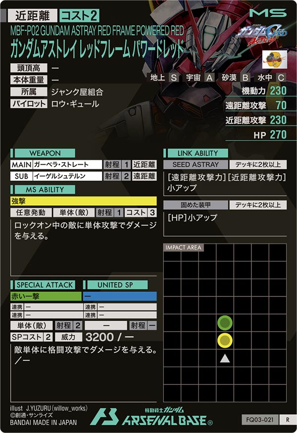 ガンダムアストレイ レッドフレーム パワードレッド