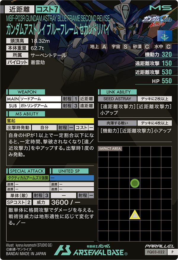ガンダムアストレイ ブルーフレーム セカンドリバイ