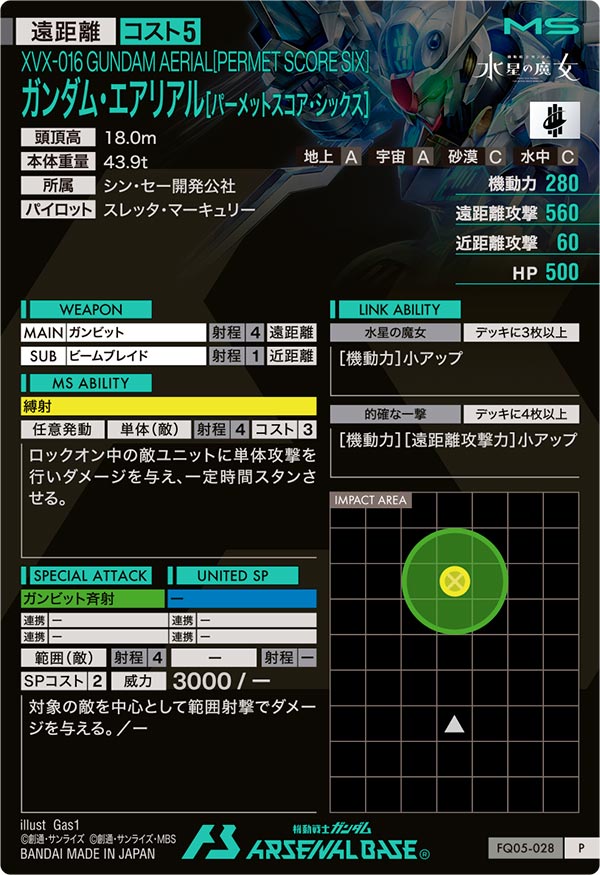 ガンダム・エアリアル[パーメットスコア・シックス]