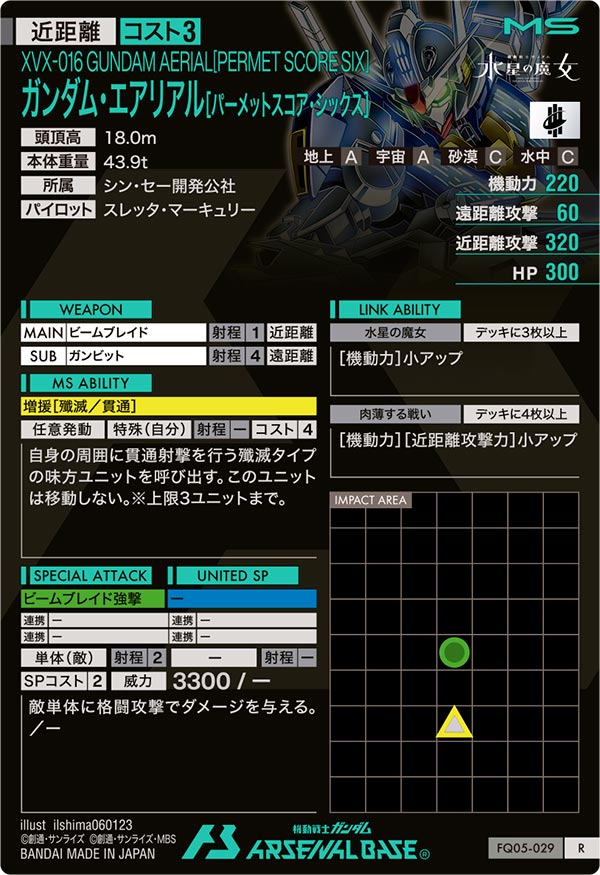 ガンダム・エアリアル[パーメットスコア・シックス]