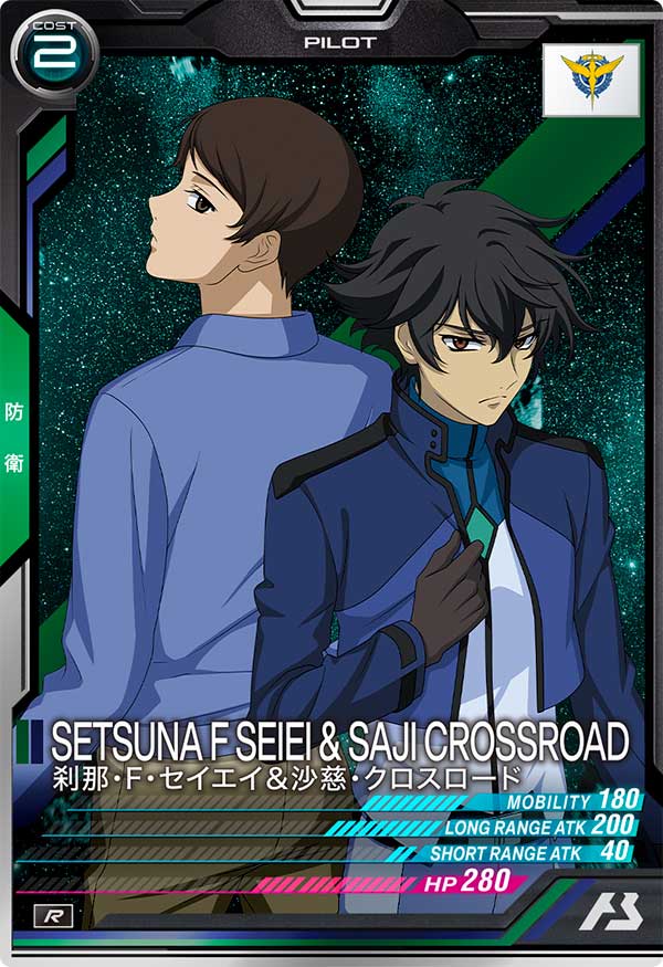 刹那・F・セイエイ＆沙慈・クロスロード