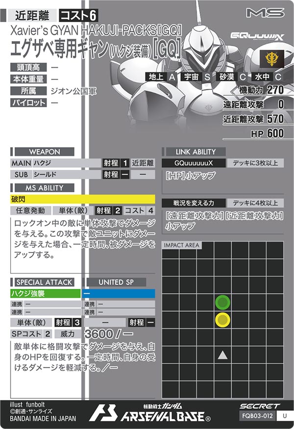 エグザベ専用ギャン(ハクジ装備)[GQ]