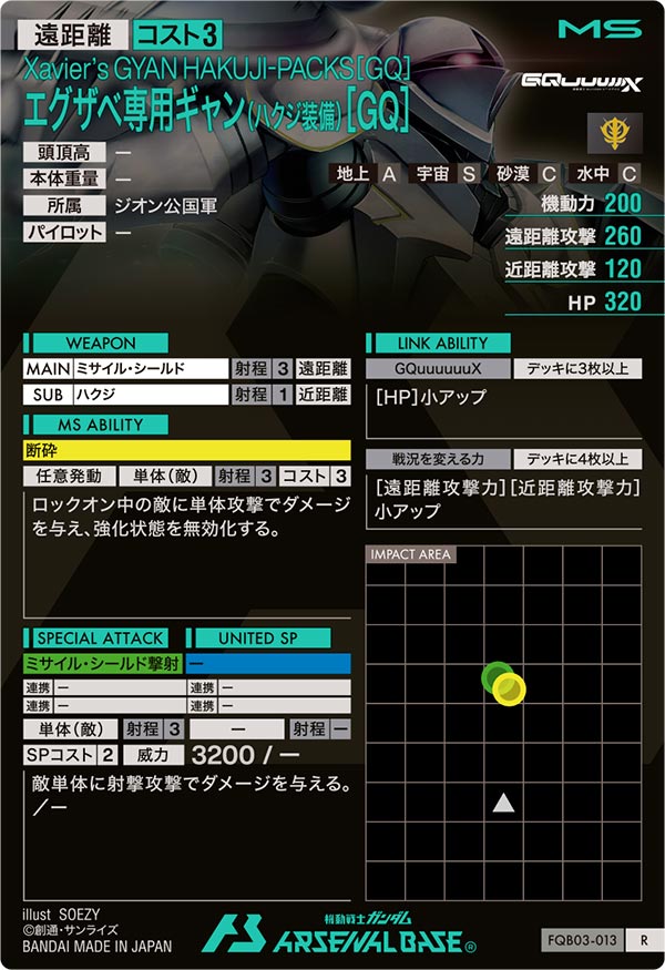 エグザベ専用ギャン(ハクジ装備)[GQ]