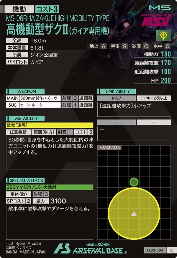 高機動型ザクⅡ(ガイア専用機)