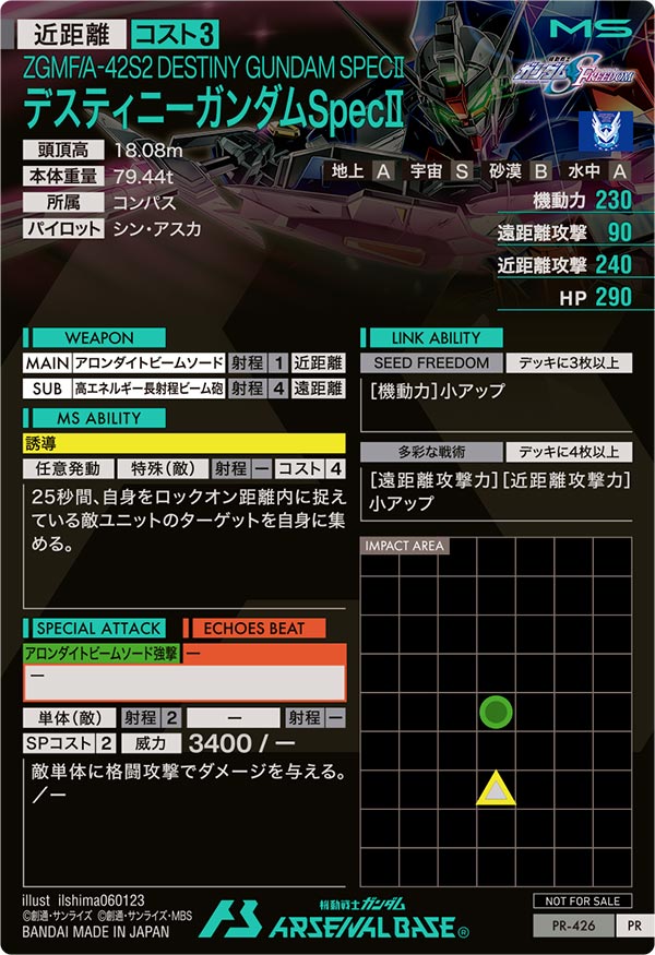 デスティニーガンダムSpecⅡ