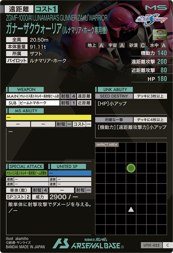 ガナーザクウォーリア(ルナマリア・ホーク専用機)