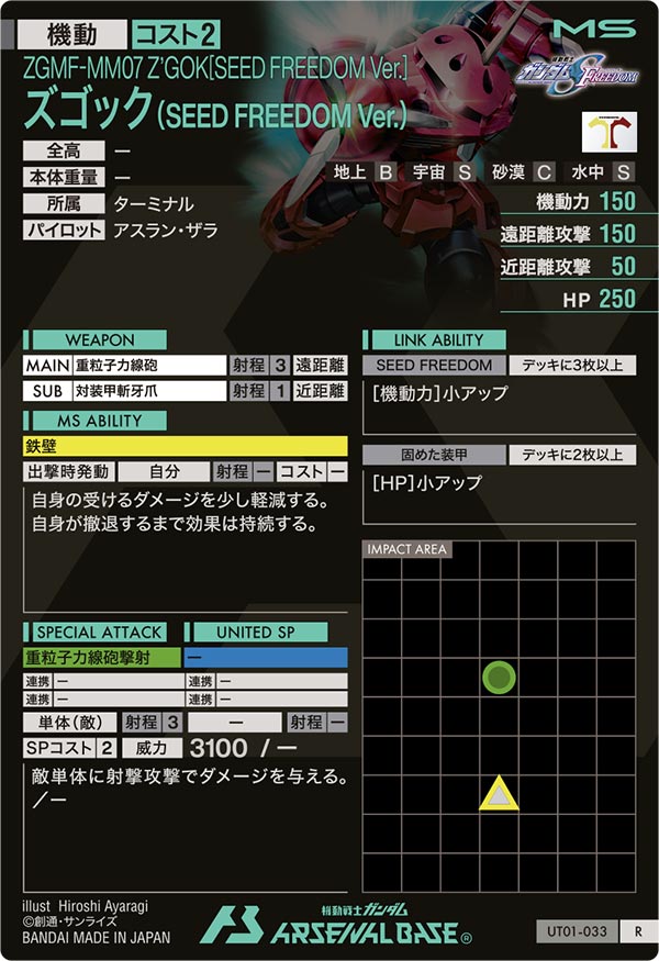 ズゴック(SEED FREEDOM Ver.)