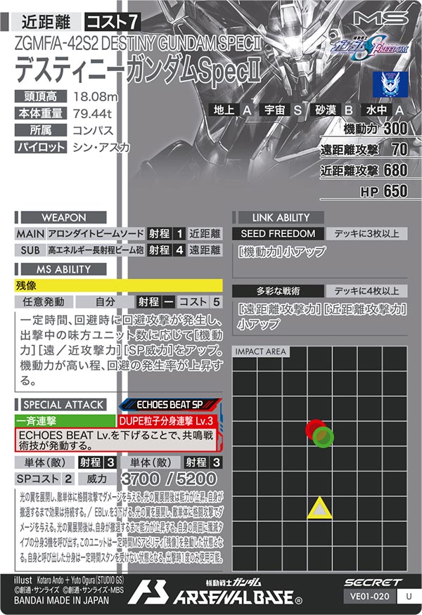 デスティニーガンダムSpecⅡ
