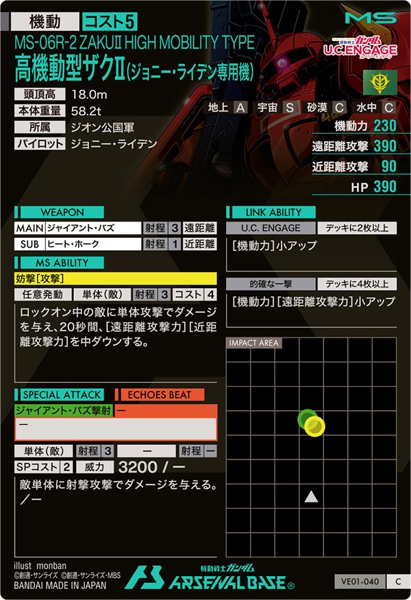 高機動型ザクⅡ（ジョニー・ライデン専用機）