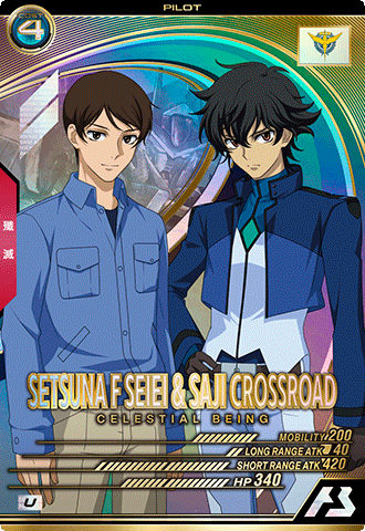 刹那・F・セイエイ＆沙慈・クロスロード