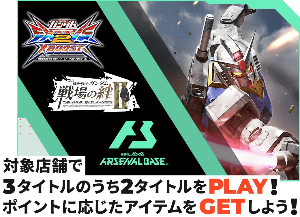 3タイトル合同PLAY&GETキャンペーン