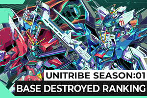 UNITRIBE SEASON:01 拠点／戦艦撃破数ランキング