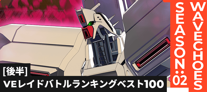 レイドバトルランキング[全国] VSα・アジール(邪気) VE SEASON:02[後半]